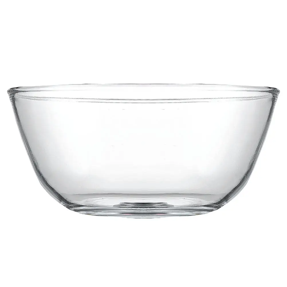 

Premium Clear Glass Bowl Multi-Functional Serving Dish for Food Storage Salad Preparation Dessert Presentation Party Hosting