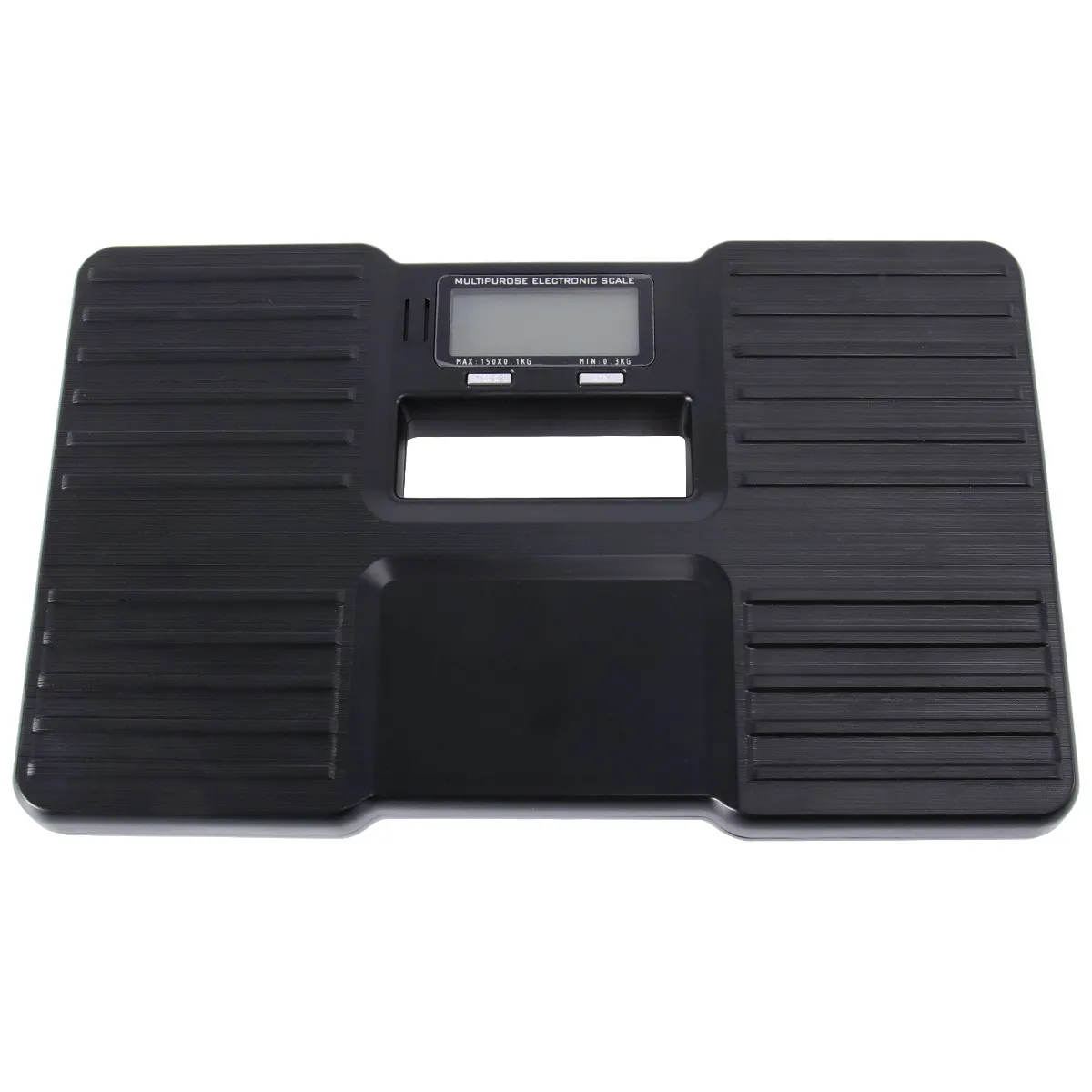 Digital Body Weight Scale Black Backlight Multi-Function Weighing Scale for Baby Parcel Baggage Household Use 150kg 300g Minimum