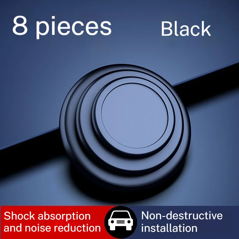Car Door Silicone Shock Pad Gasket Anti-Bump Anti-Scratch Anti-Collision Thickened Door Buffer Sticker