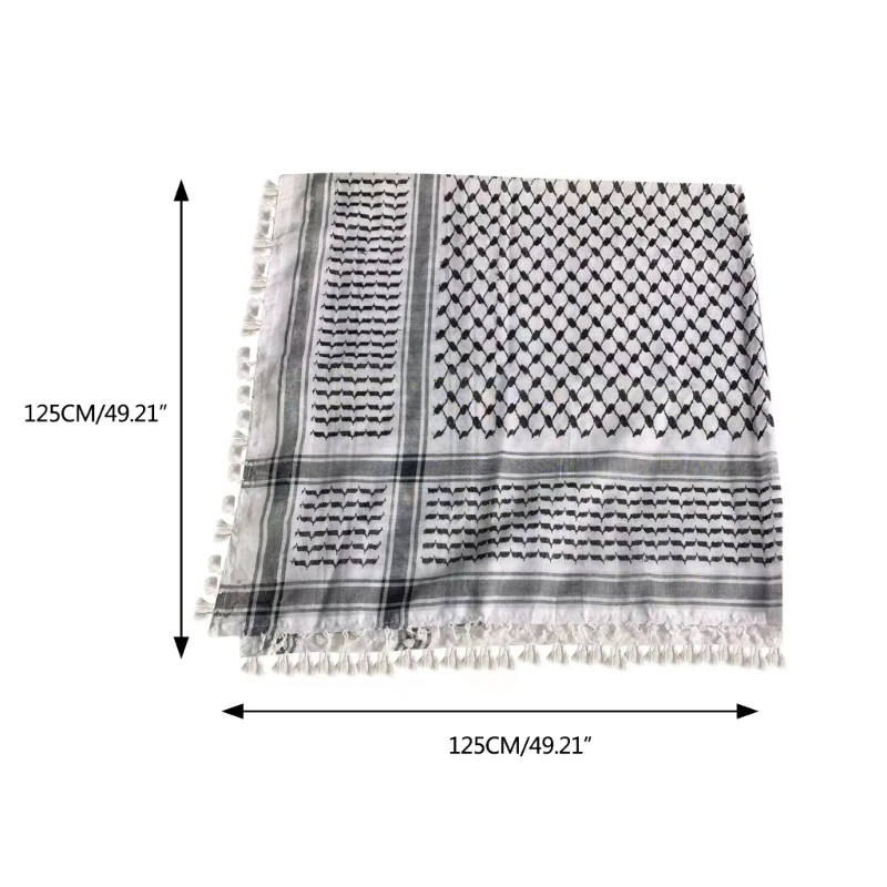 Scarves Wraps Scarf Fashion Women Men Arab Shemagh Keffiyeh Palestine Scarf