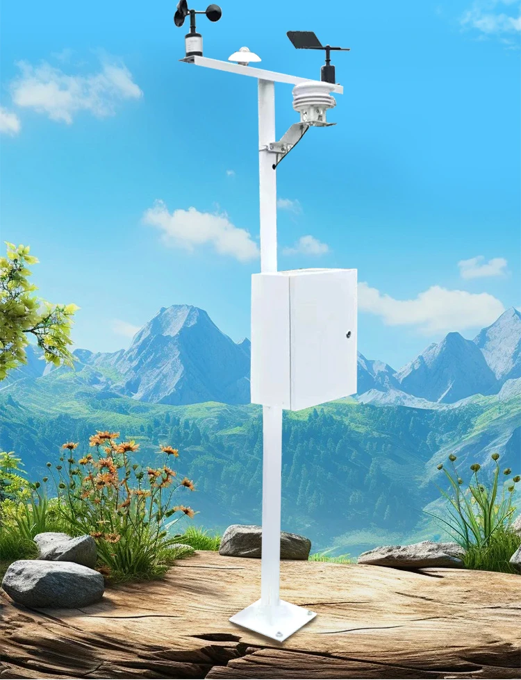 Meteorological Station Solar Panel Environmental Monitoring Power Image Station Micro Monitoring System