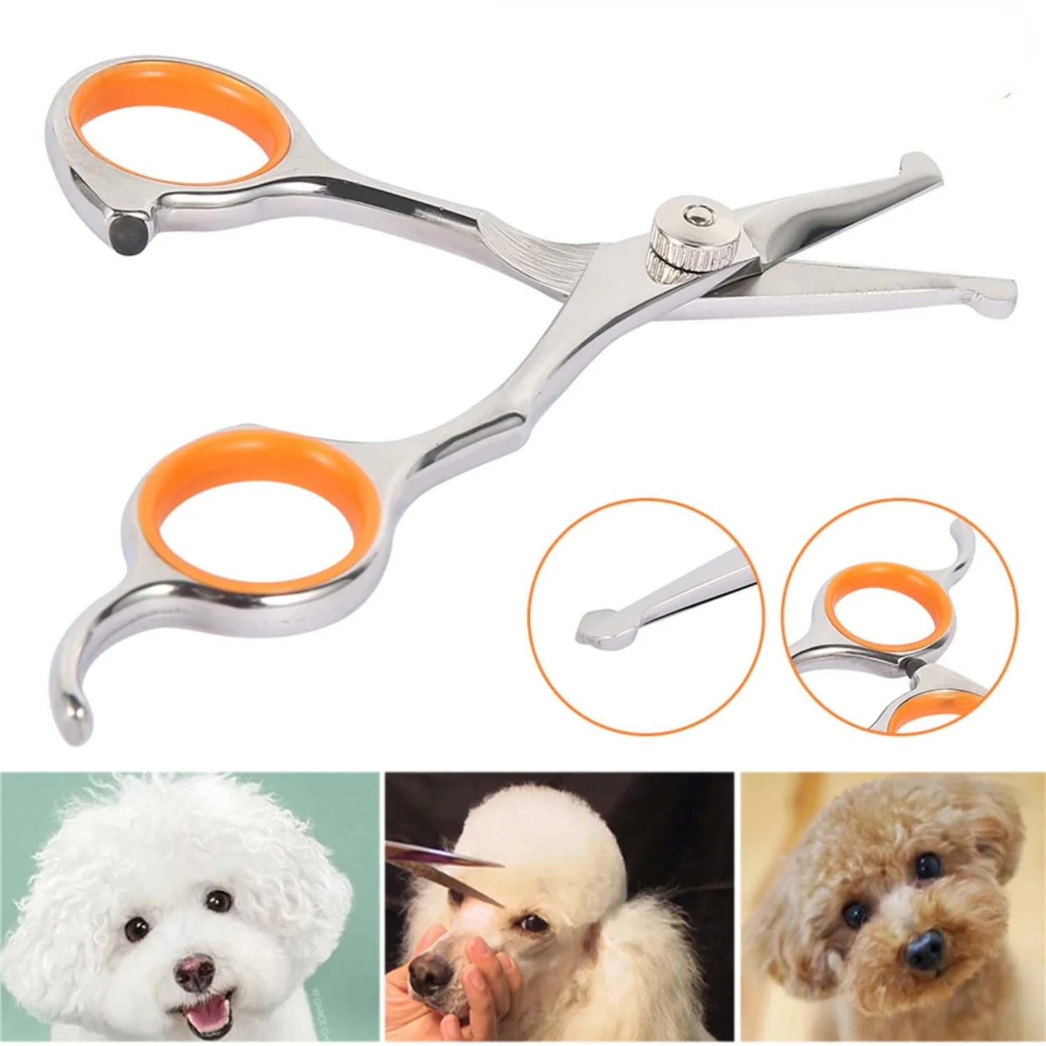 High-quality, durable and precise professional stainless steel pet grooming scissor - perfect tool for grooming cats and dogs. R