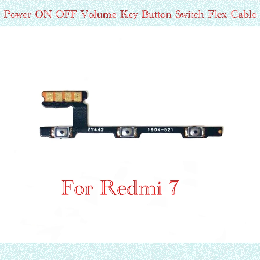 Power ON OFF Volume Camera Key Button Switch Flex Cable For Xiaomi Redmi 7 7A 8 8A 9 9A Note 7 8 8T 9 10 Pro 9s MI 10T Lite 10