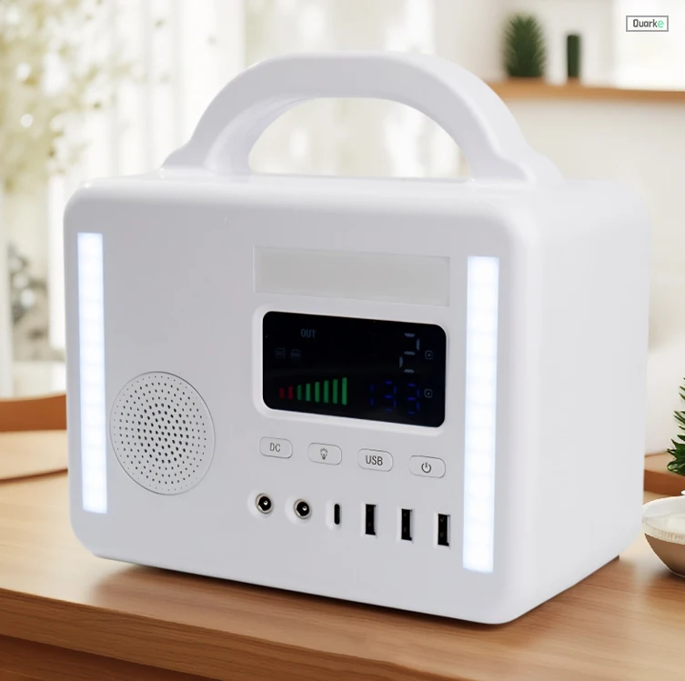 300W Portable Power Station with LiFePO4 Battery Solar Powered Outdoor Generator for Camping CPAP