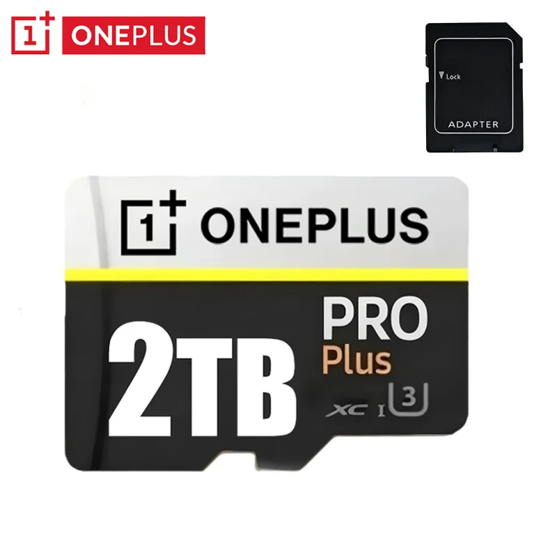 OnePlus 2TB Hochgeschwindigkeits-V30 A2 4K SD-Karte 512GB 256GB Speicherkarte 1TB Micro TF SD-Adapter für Smartphone/Tablet/PC Universell Einsetzbar