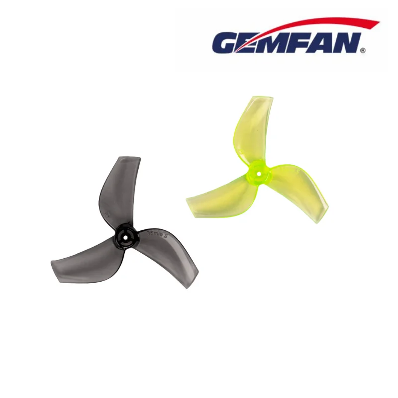 Min Props 35mmS Gemfan 3 Blade PC 1mm Propeller for small tinywhoop drone Multirotor FPV indoor Flying DIY Accessories 8Pair/16P