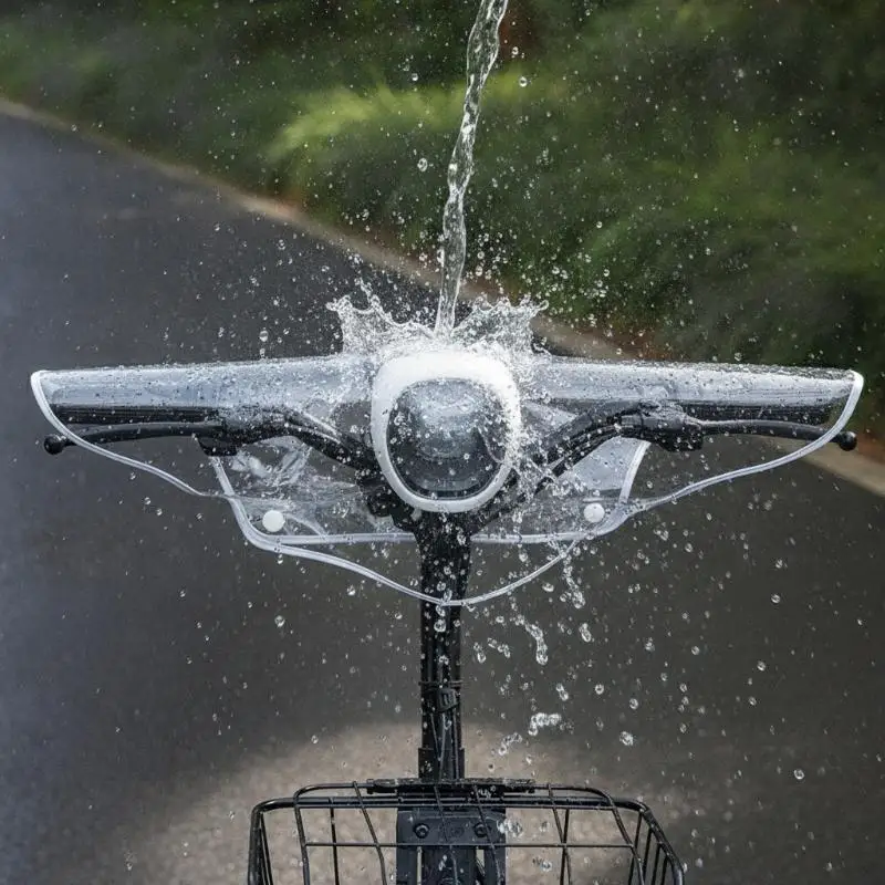 Waterproof Universal EV Front Rain Cover Anti-Dust Scratch Proof Handlebar Dashboard Console Protector
