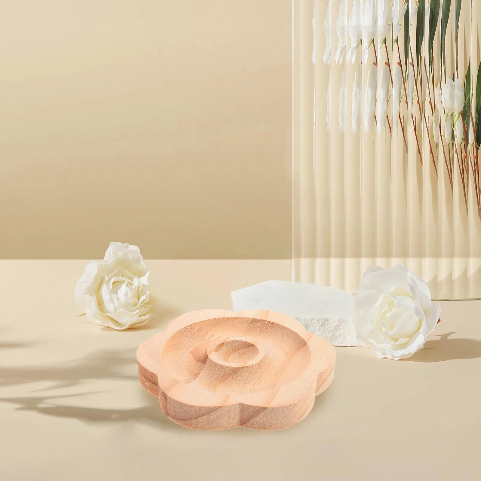 

Jewelry Display Plate Bead Holder for Bracelet Making Bracelets Bamboo Board Tray Design Compartment Tool Boards Spinner