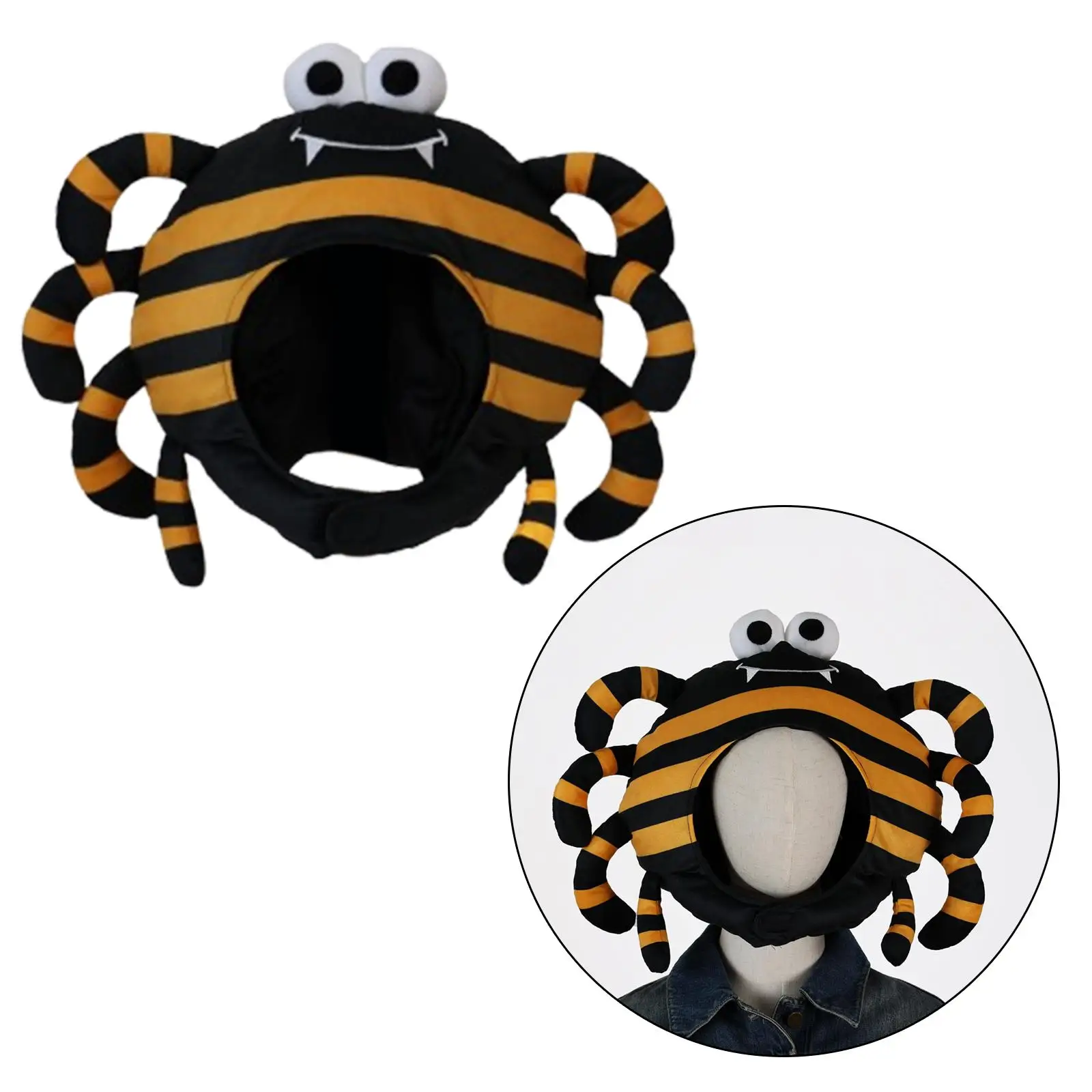 Halloween Spider Hat Funny Animal Hat for Party Supplies Costume Festival