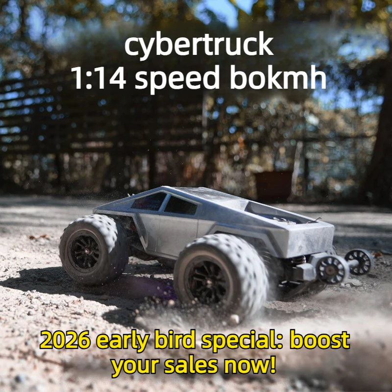 1/14 Brushless Remote Control Car 4WD High-Speed ​​Off-Road Drift Racing Car All-Terrain Vehicle Rechargeable Ready-to-Play Toy