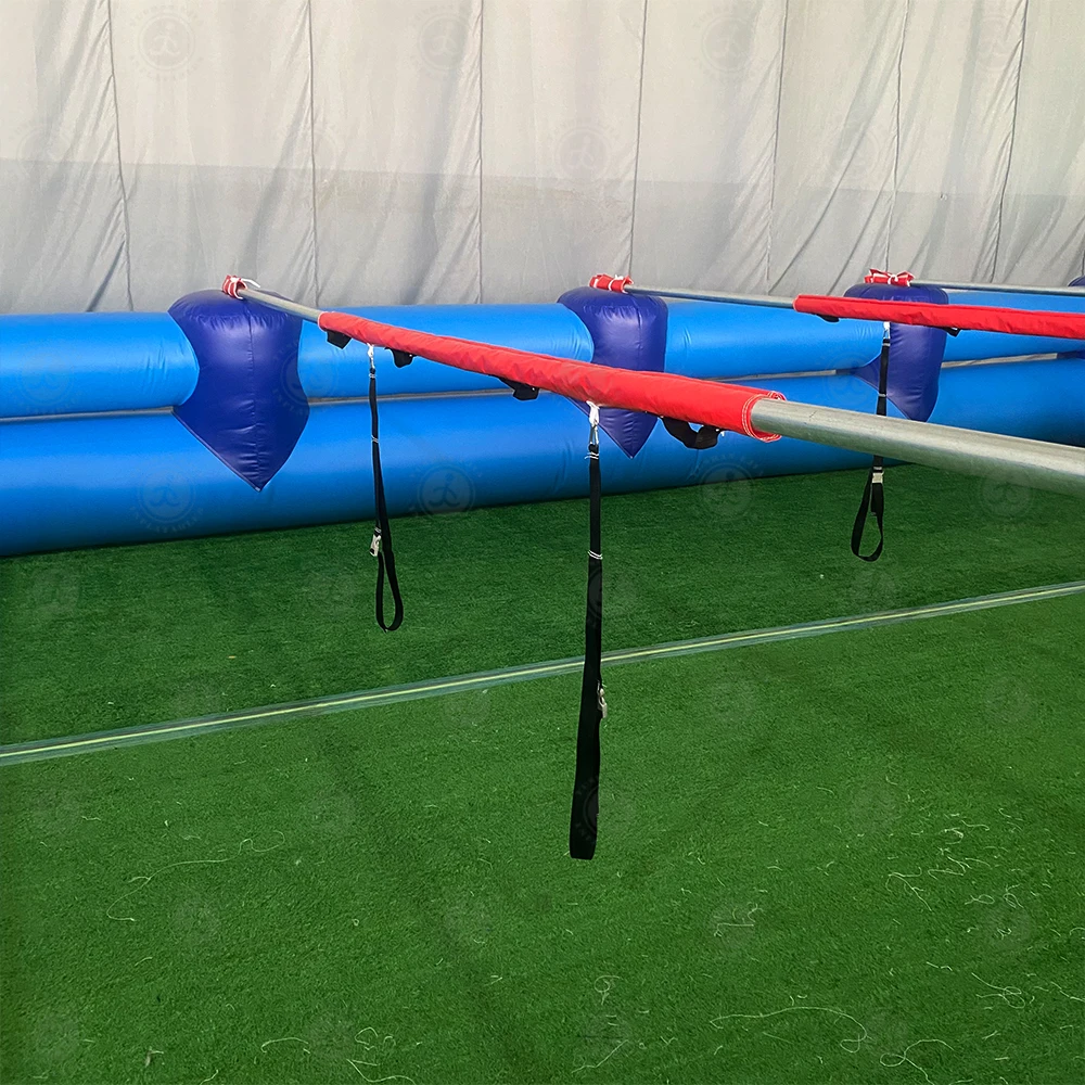 Attrezzatura per tornei di biliardino umano gonfiabile personalizzabile a prezzo di fabbrica per eventi aziendali