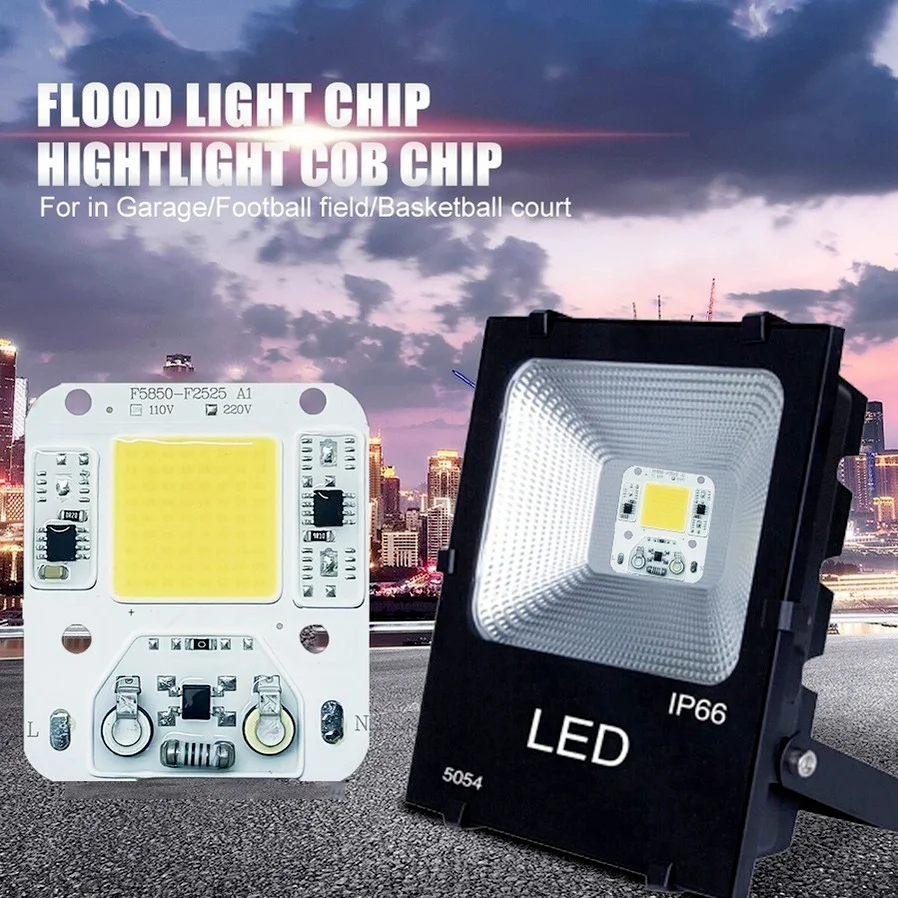 COB LED Chip AC 110V 220V LED Lamp 10W 20W 30W 50W LED Grow Light Box Full Spectrum Plant Light Flood light Bulb Chip Lamp