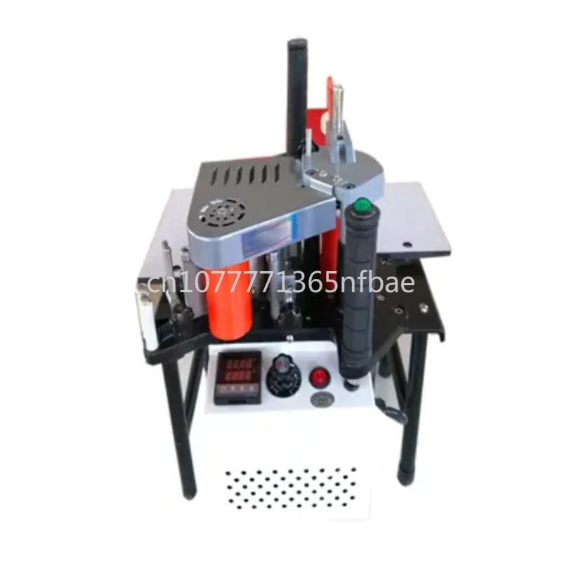 Portable wood PVC manual edge banding machine with double-sided adhesive 110V/220V, 1.2KW