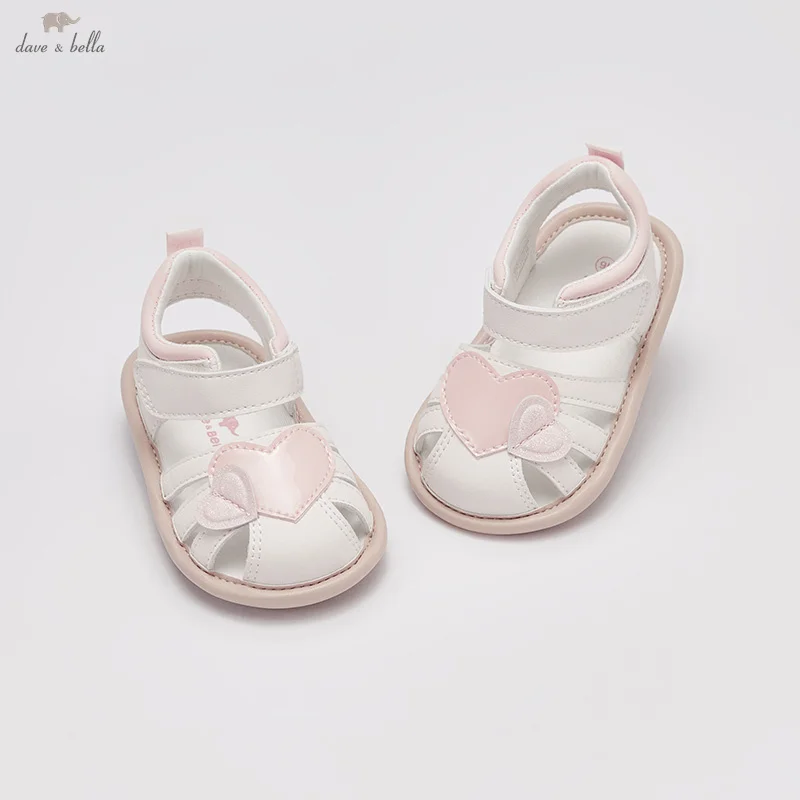 Dave Bella Baby Girls Sandals Summer Cute Baby Soft Sole Shoes Party Outdoor Children's Toddler Shoes Cool DB2252224