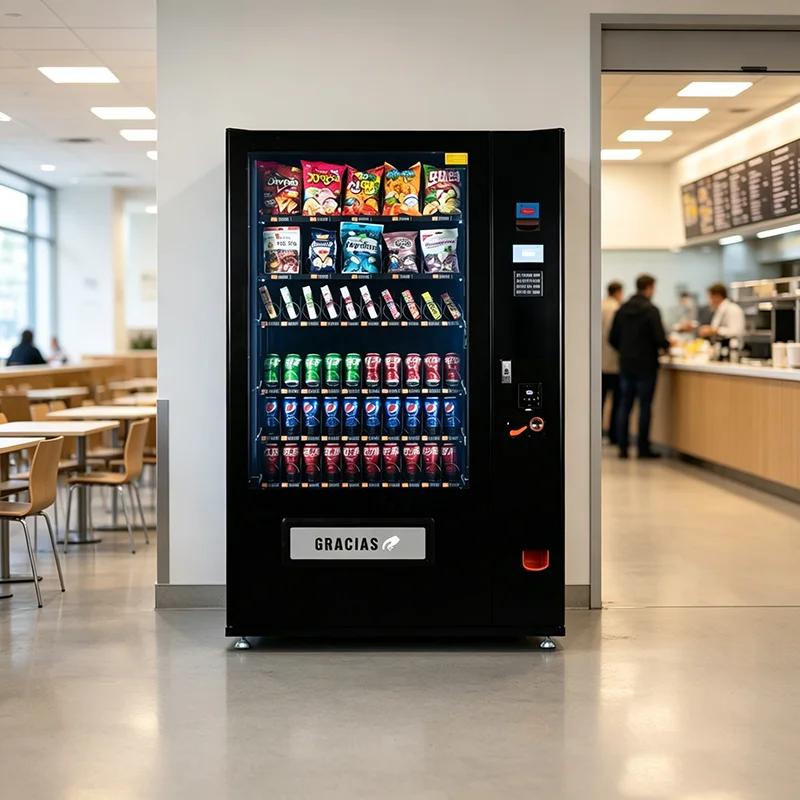 Automated Retail Kiosk Smart Touch Screen Cashless QR Credit Card Unmanned Self Service Vending Machine