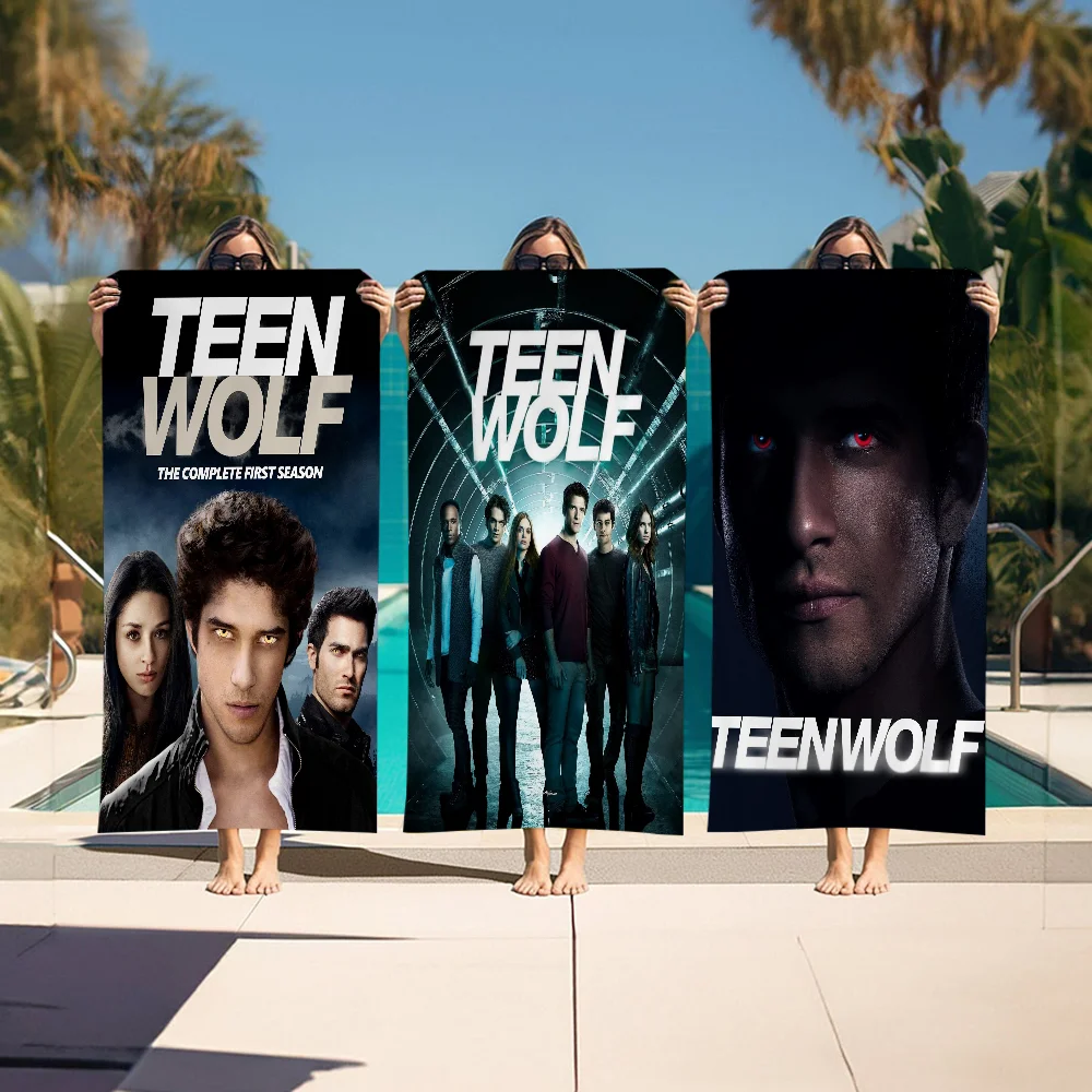 

Teen Wolf Microfiber Beach Towel Absorbent Quick dry Soft Yoga Swimming Resort Mountain Climbing Towel
