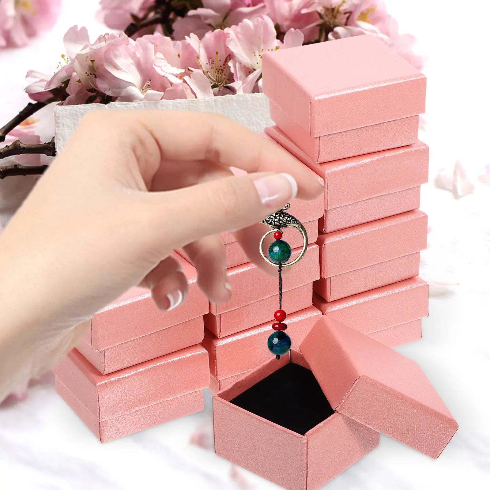 10 Pcs Gift Boxes for Presents Necklace Jewelry Packaging Empty Small Necklaces