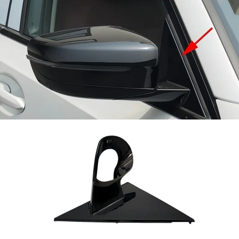 

for BMW 3 Series G20 G21 G28 2020-2023 Black Front Window Triangle Trim Plate Side Mirror Garnish Cover Panel Mirror Base Holder