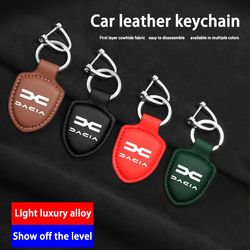 Leather Car Keychai… - image