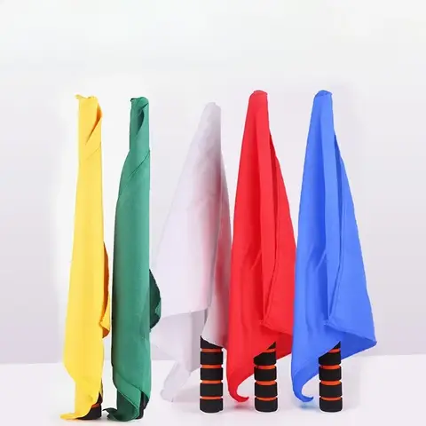 전문 축구 심판 플래그, 페어 플레이, 스포츠 경기, 축구 라인맨, 방수 플래그, 스포츠 게임 심판 장비, 1PC