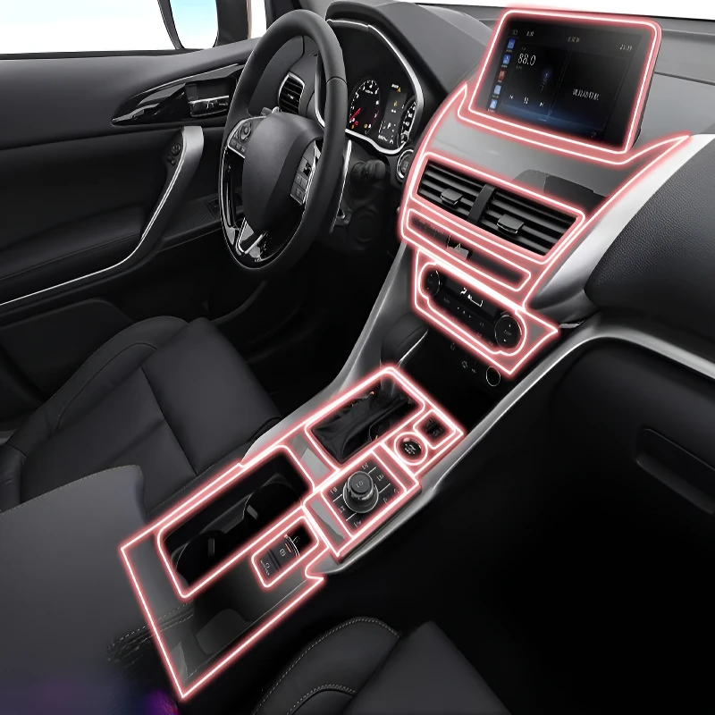 

Для Mitsubishi Eclipse Cross 2018-2025 приборная панель мультимедийная навигация прозрачная защитная пленка от царапин модификация