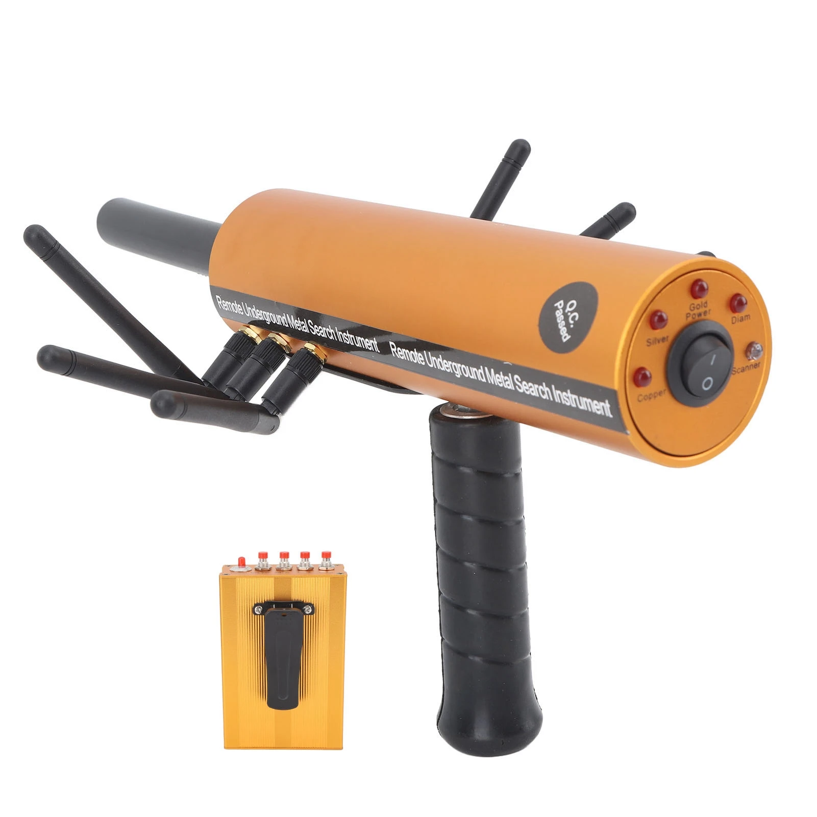 6 Antenna Accurate Finding Gold Metal Detector Gold Detector AKS Metal Detector Metal Pinpointer 15m Depth 1200m Range