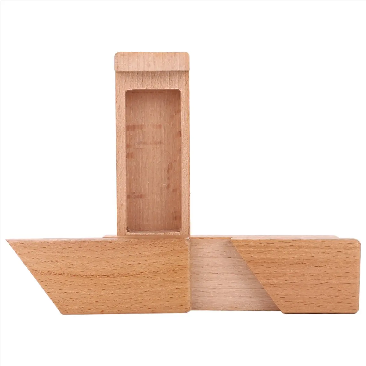 【Buy New】Wooden Brain Teaser Secret Opening Puzzle Box Magic Mysterious Box Gift Box