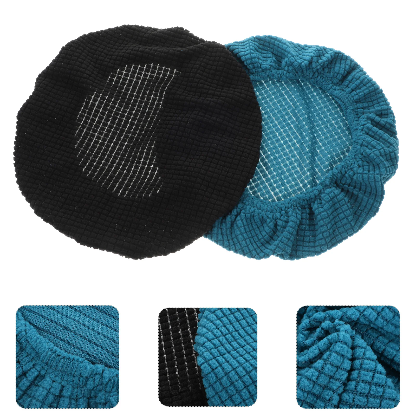 

Round Covers Elastic Polyester Wear Resistant Easy Clean Suitable Most Stools Decorate Broken Refresh Safe Materials