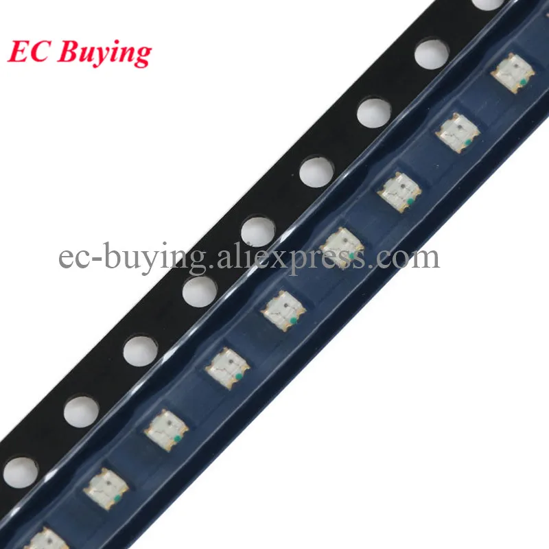 100 Stück/20 Stück 1615 SMD LED-Perlen Rot Grün Zweifarbig 2-Farben RGB Hochleistungs-Leuchtdiode DIY-Kit Elektronische Komponente – Detail 2