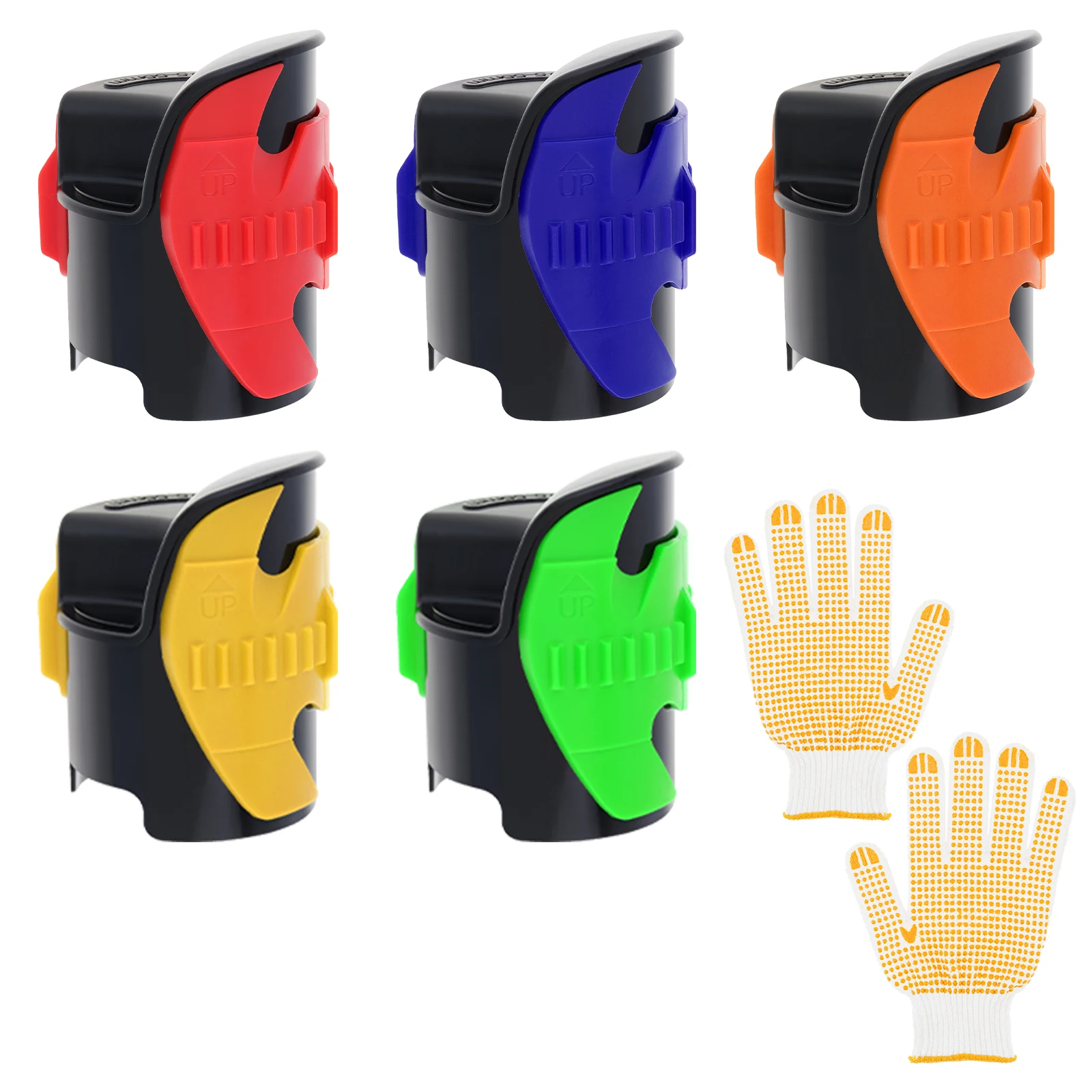 5pcs Universal 45mm-55mm Front Fork Seal Cleaner Tool for Motorcycle Dirt Bike Shock Absorber Oil Seal Cleaning Repairing Tools