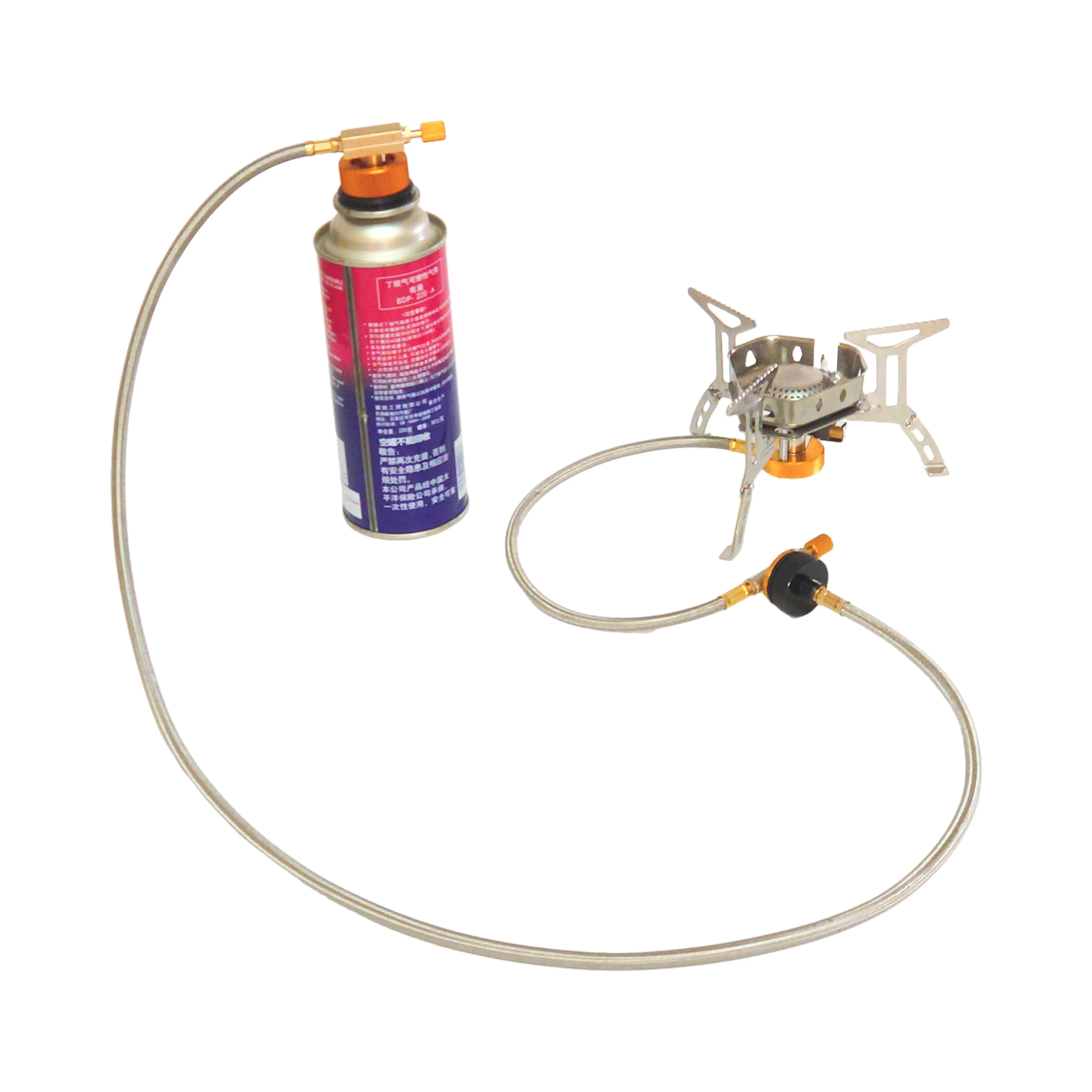Outdoor Camping Gas Tank Inflation Connection Pipe Extension Line 1M Flat Gas Tank Connection Extension Line