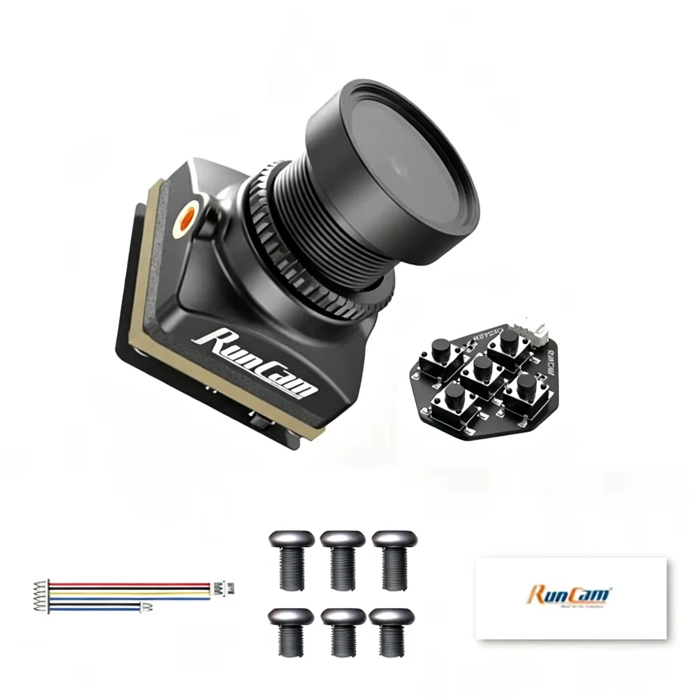 RunCam Phoenix2 Nite FPV Analog Camera 1500TVL Night Vision 5‑24V DC PAL NTSC Switchable 125° FOV Low Light Camera For FPV Drone