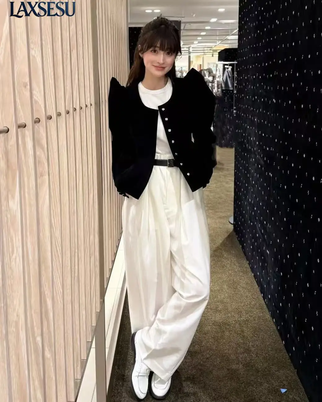 Spring Autumn Women's Trousers New Product Japanese Style High Waist Slim Fit Casual Pants Versatile Comfortable Long Pants