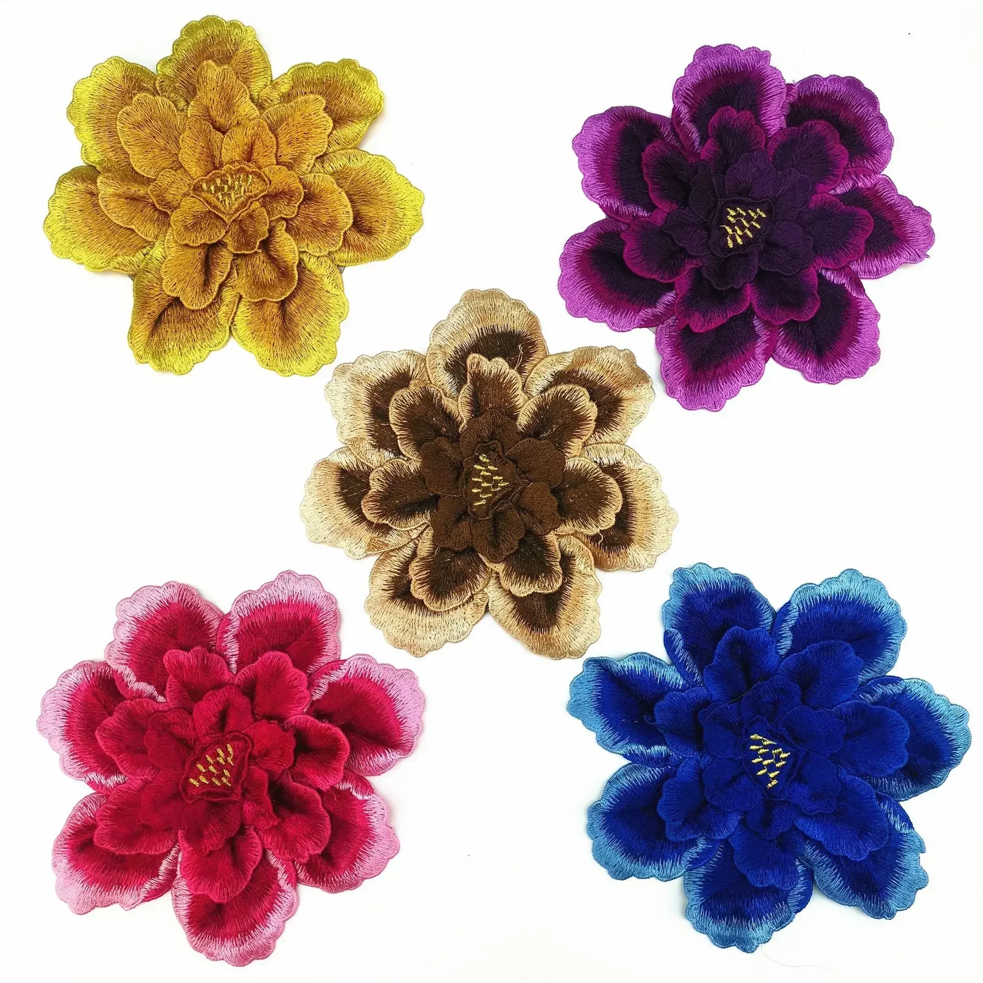 1pc Embroidered Sew on Patches for Clothes Badge Sewing Accessories Fabric Supplies