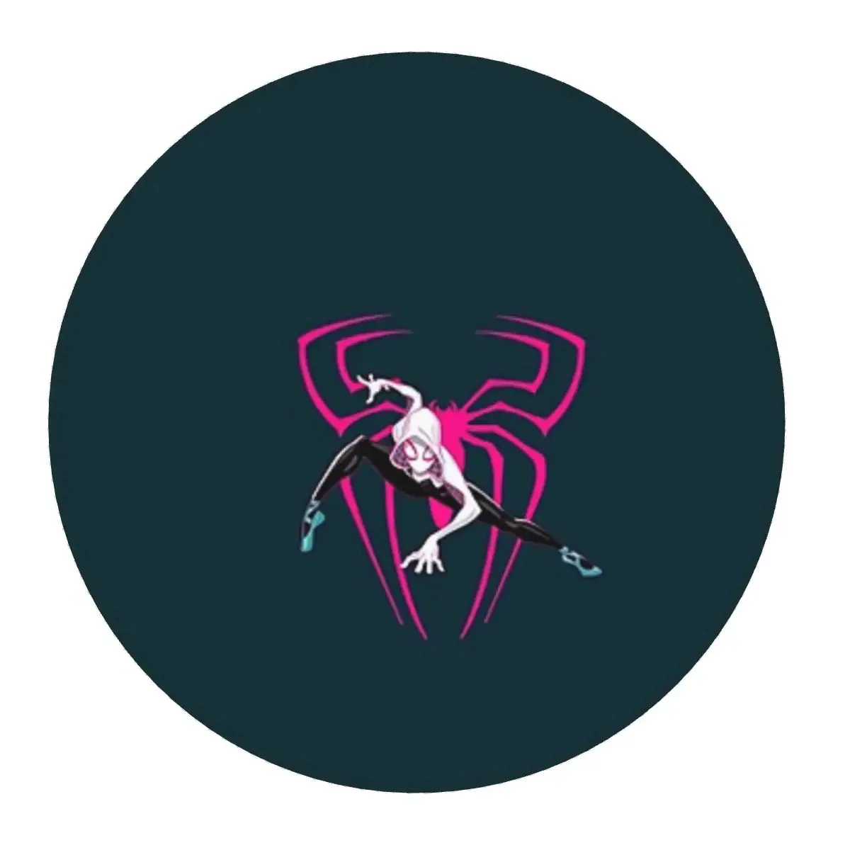 Spider Gwen Round Mouse Pad Computer Keyboard Mouse Mat Gamer PC Desk Mat Office Table Mats