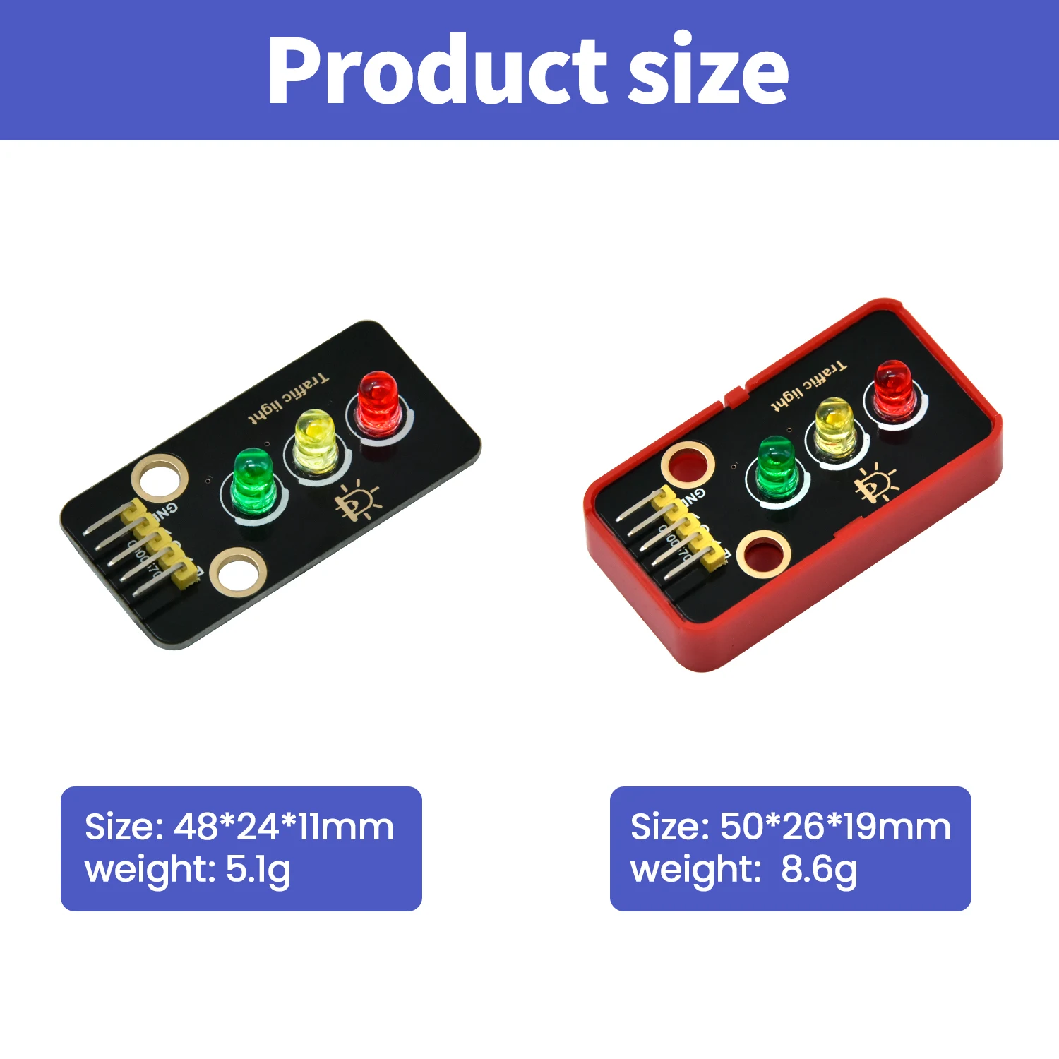 Picture 6: Keyestudio Traffic Light Module Compatible With Lego Blocks For Arduino /Microbit /Raspberry Pi Project
