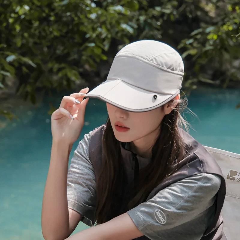 Sombreros de pesca de protección solar ligeros y extraíbles para exteriores, gorro deportivo de secado rápido, gorra de Golf de tenis para mujeres y hombres