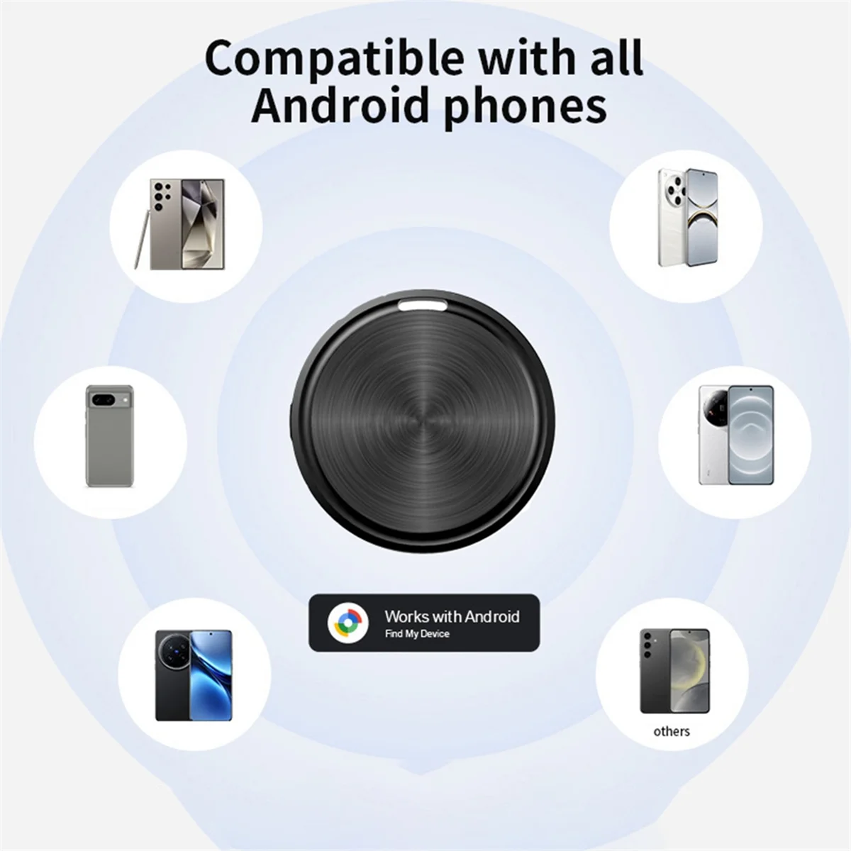 BTLIFE-Smart Tag Bluetooth Mini Tracker funciona com Google Find My Device App Locator Tracking Global para Android
