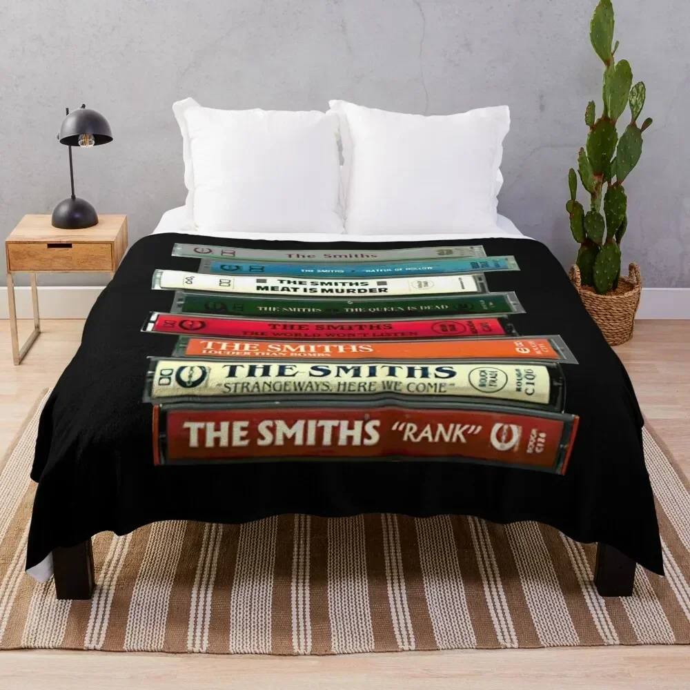 

The Smiths Cassettes Throw Blanket Soft Solid Color Blanket for Couch Bed