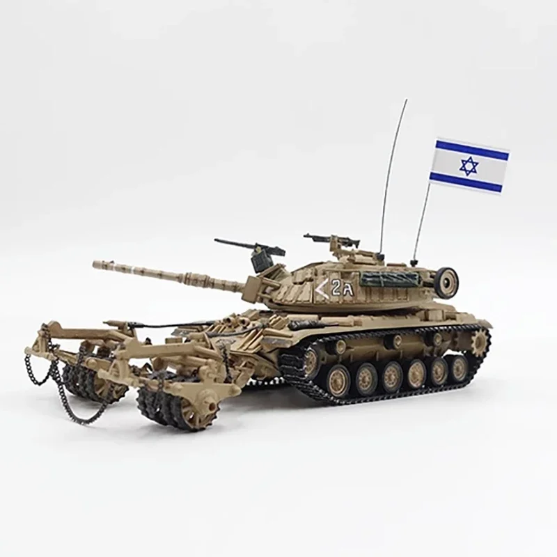 

1/72 Scale Israeli Magach 6B IDF M60A1 Tank Militarized Combat Crawler Tank Model Collectible Toy Gift Souvenir Display