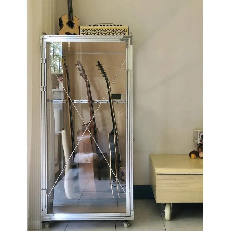 Simple figure model acrylic display cabinet, musical instrument storage display cabinet, collectible ornament cabinet