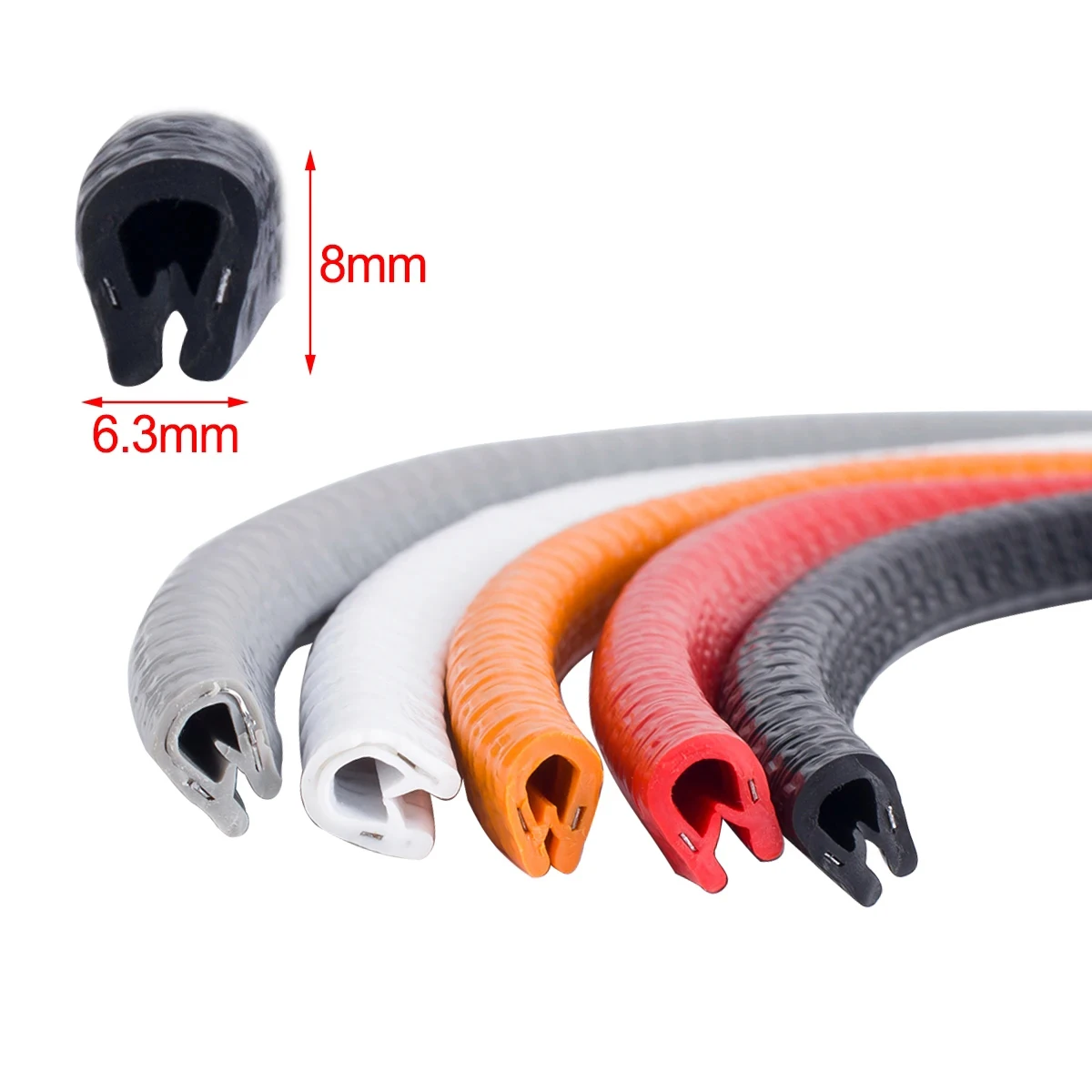 1 meter RC Car Outer Shell Edge Protection Strip for 1/8, 1/10, 1/12 RC Short Cards/Monster Trucks/Rally Parts