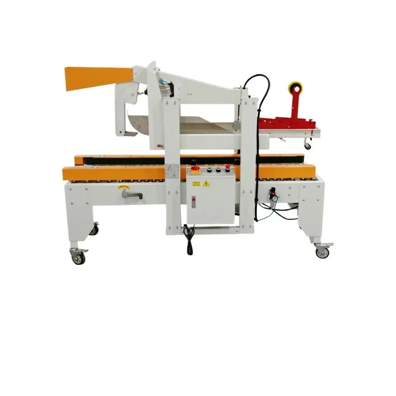 Automatic hot melt carton plastic pp live linkage tight sealing box folding cover e-commerce express packaging and bundling