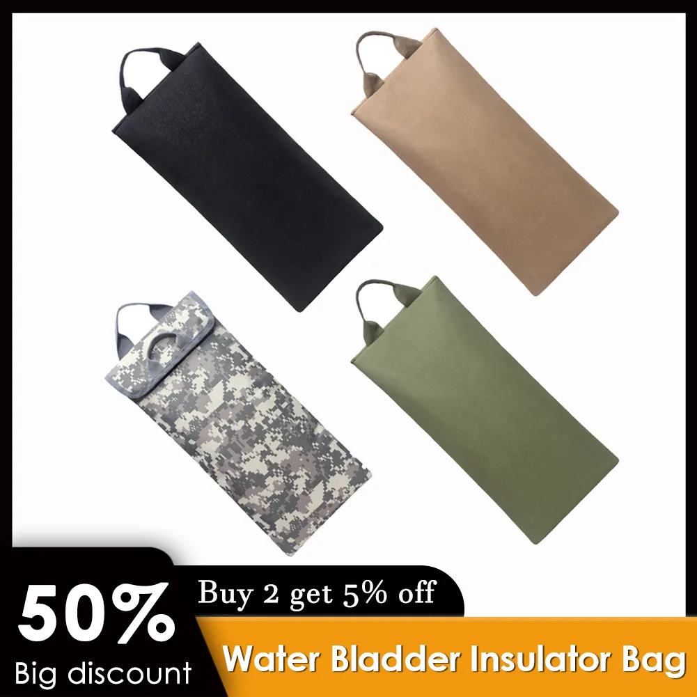 Hydration Bladder Insulation Sleeve Insulated Cooler Bag Lightweight Storage Pouch for 2-3L Water Bladder Oxford cloth Bag