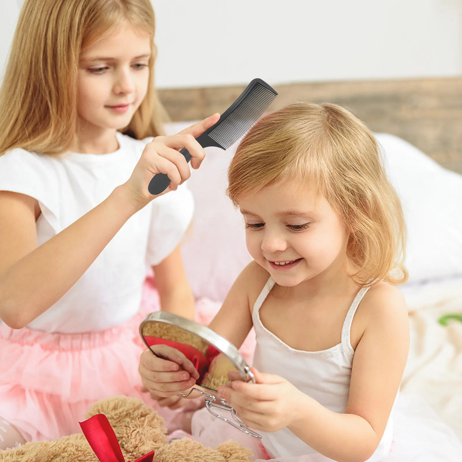 

6Pcs Flat Head Hair Styling Comb Professional Hairdressing Brush Tools Portable Lightweight for Home Salon Men Women Kids