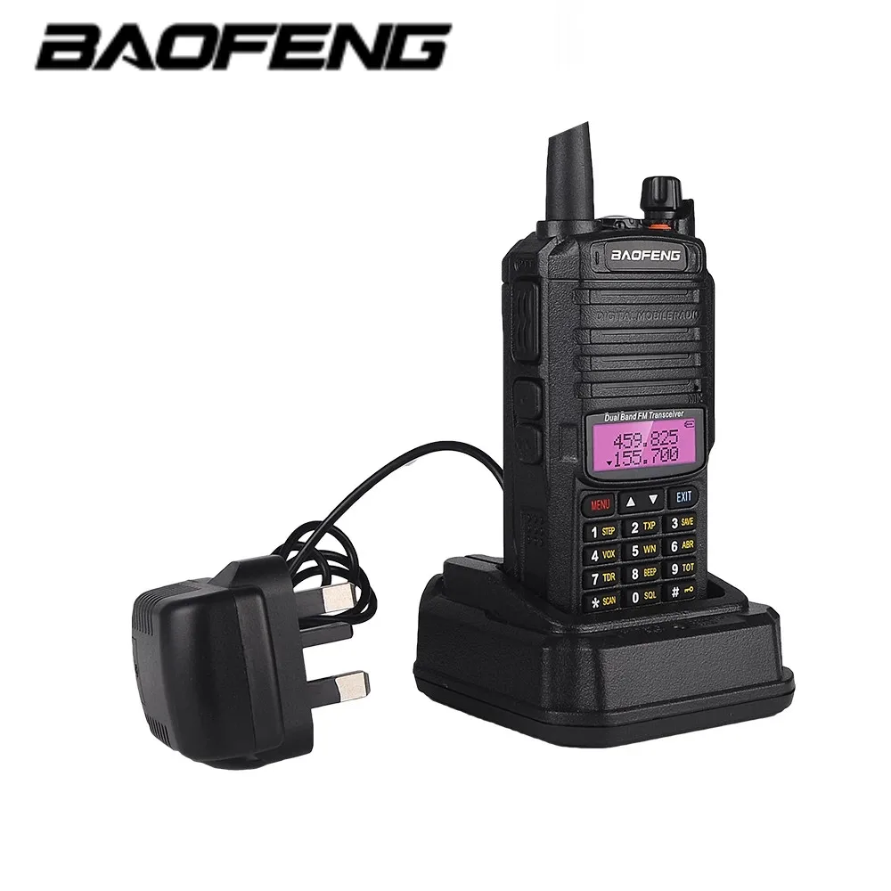 2024 Baofeng UV-9R Plus Waterproof Walkie Talkie UV9R Pro IP67 Dual Band Long Range Portable CB Ham 2-Way Radios FM Transceiver