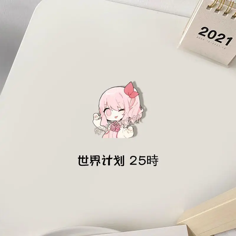 10 шт., аниме-проект Sekai Kamishiro Rui, акриловый значок, брошь, мультяшные булавки, украшение «сделай сам», рюкзак, костюмы, аксессуары для одежды