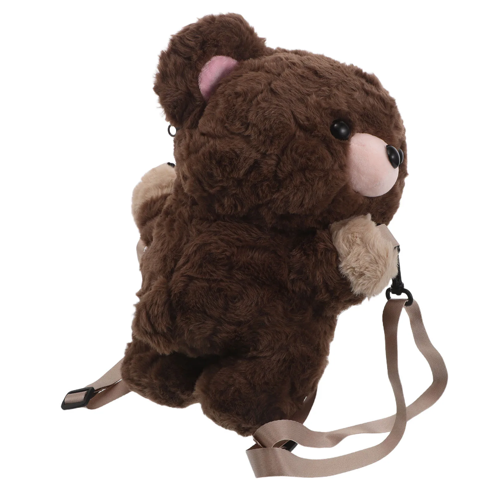 

Kawaii Bear Backpack Versatile Double Strap Design Convertible Crossbody and Backpack Style Roomy Compartment for Essentials