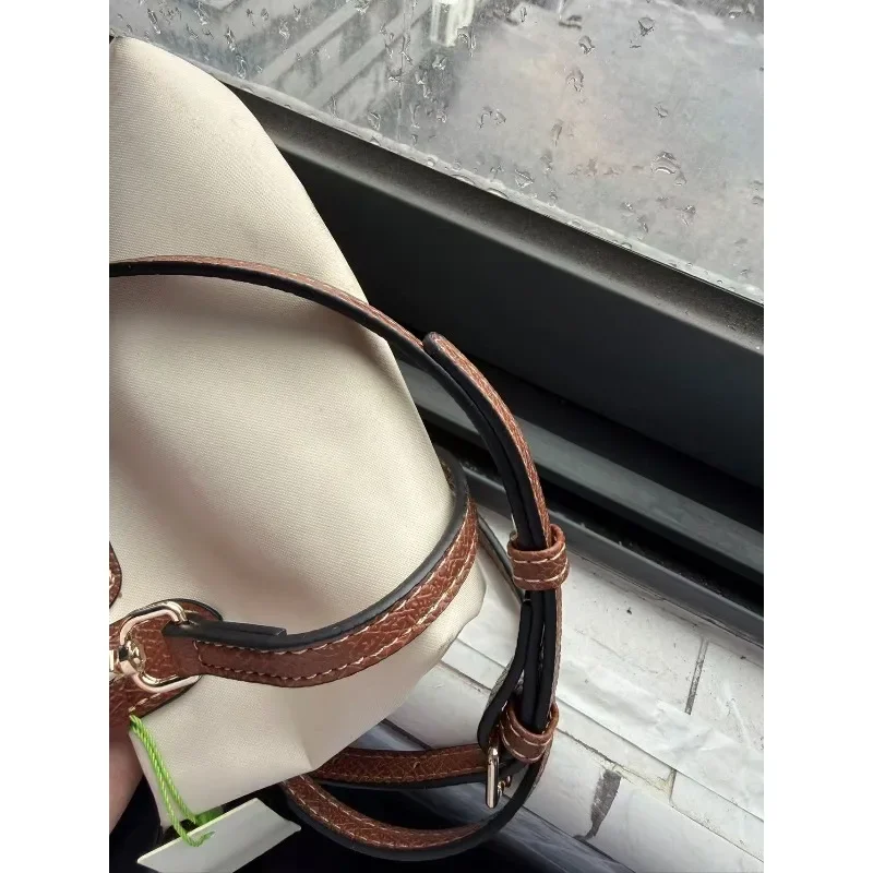 Mini borsa per gnocchi Borsa a tracolla in nylon stile Y2K borsa impermeabile in nylon borsa per cellulare borsa da donna alla moda