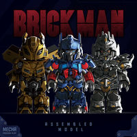 In Stock Brick Man Transformers Assemble Kit Models Optimus Prime Bumblebee Cute Mini Transforming Action Figure Toy Kid Gift